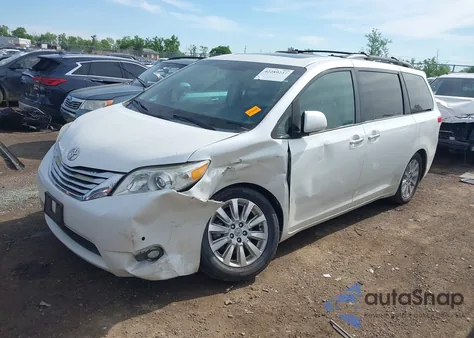 2011 Toyota Sienna Limited V6 из США, поврежденный, VIN 5TDYK3DC2BS120482
